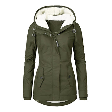 Earleen - Bequeme und kuschelige Jacke mit Kapuze