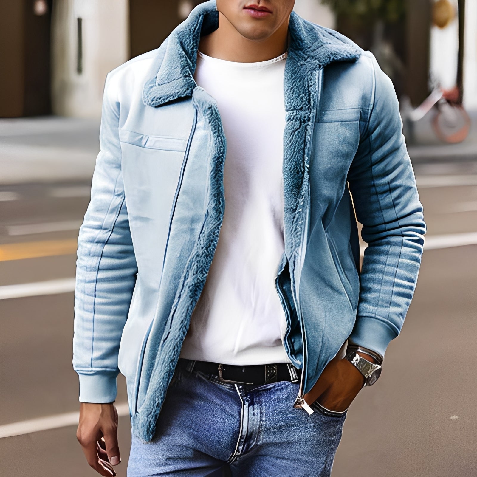 Josh - Warme, dicke Herrenjacke