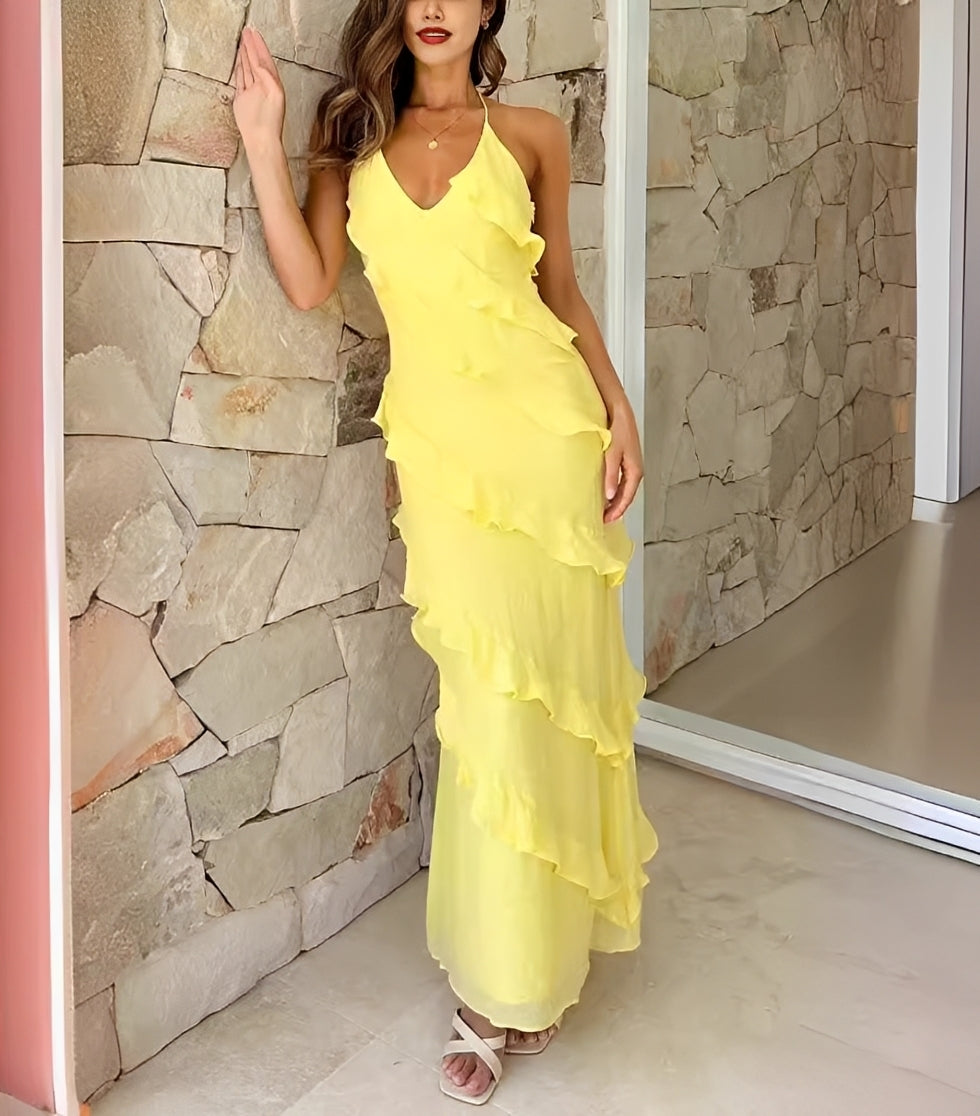 Ashley - Schickes Maxikleid mit Volants