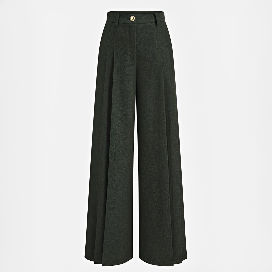 Odessa - Weite Plisseehose mit Lockerem Bein