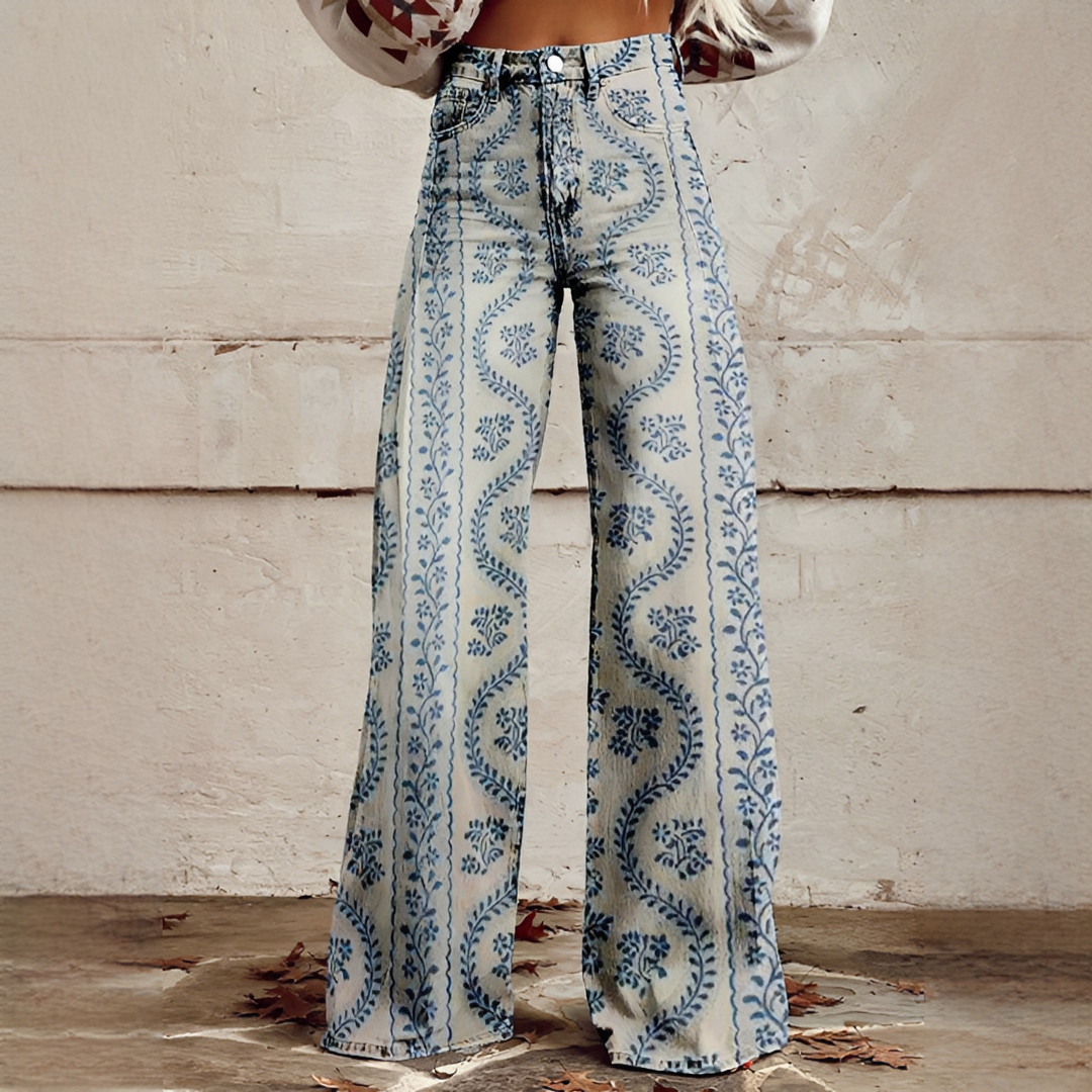 Shannon - Trendige Hose mit weitem Bein