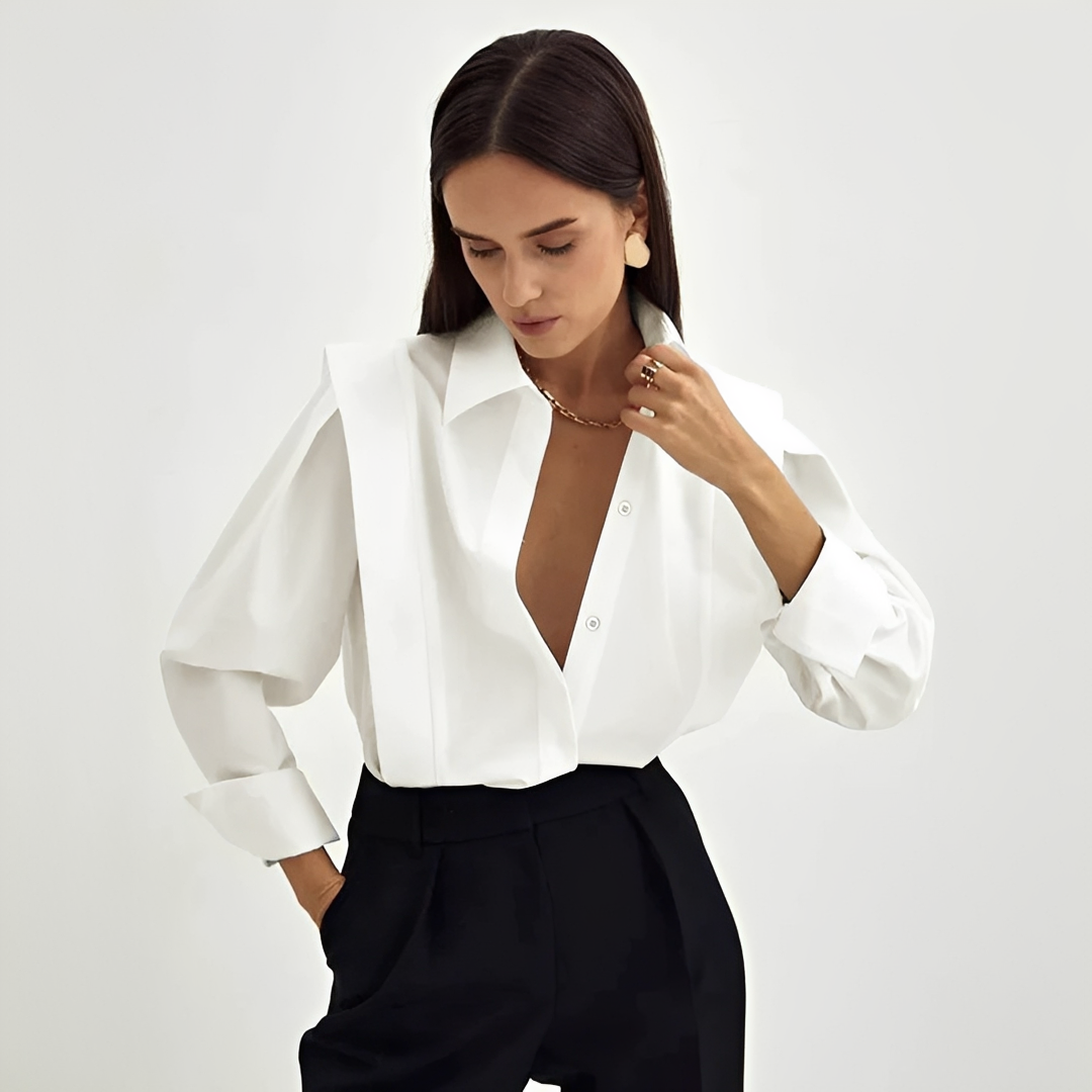 Cecile - Stilvolles oversized Hemd
