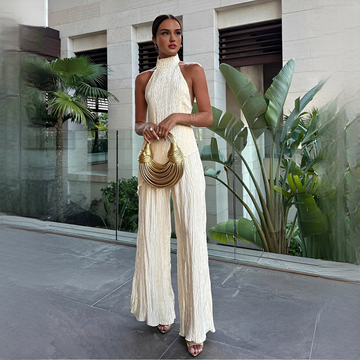 Elvissa - Elegantes Oberteil und Set mit weitem Bein