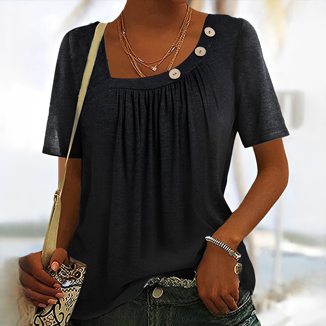 Joanne - Elegante Bluse mit Knopfverschluss