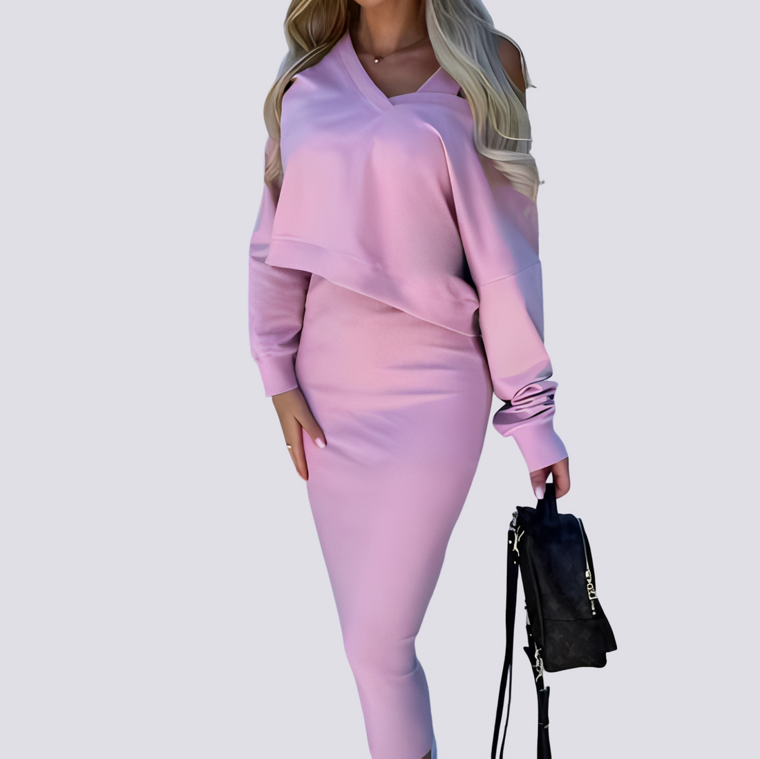 Elsie - Schickes Zweiteiliges Kleid-Set