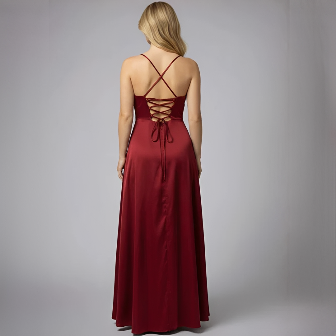 Glenda - Stilvolles, fließendes Damenkleid