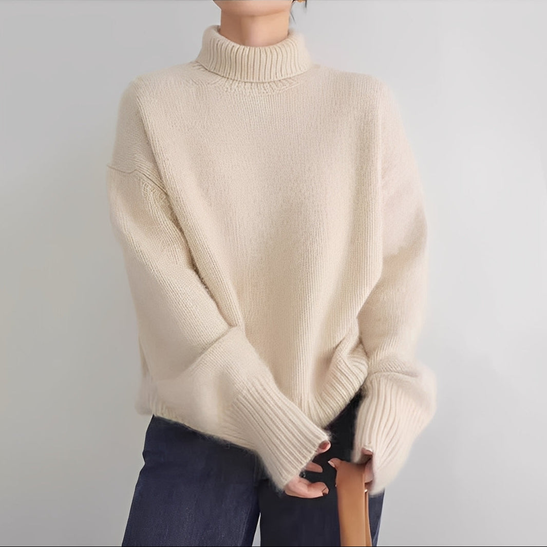 Clementine - Damenpullover mit bequemem Rollkragen