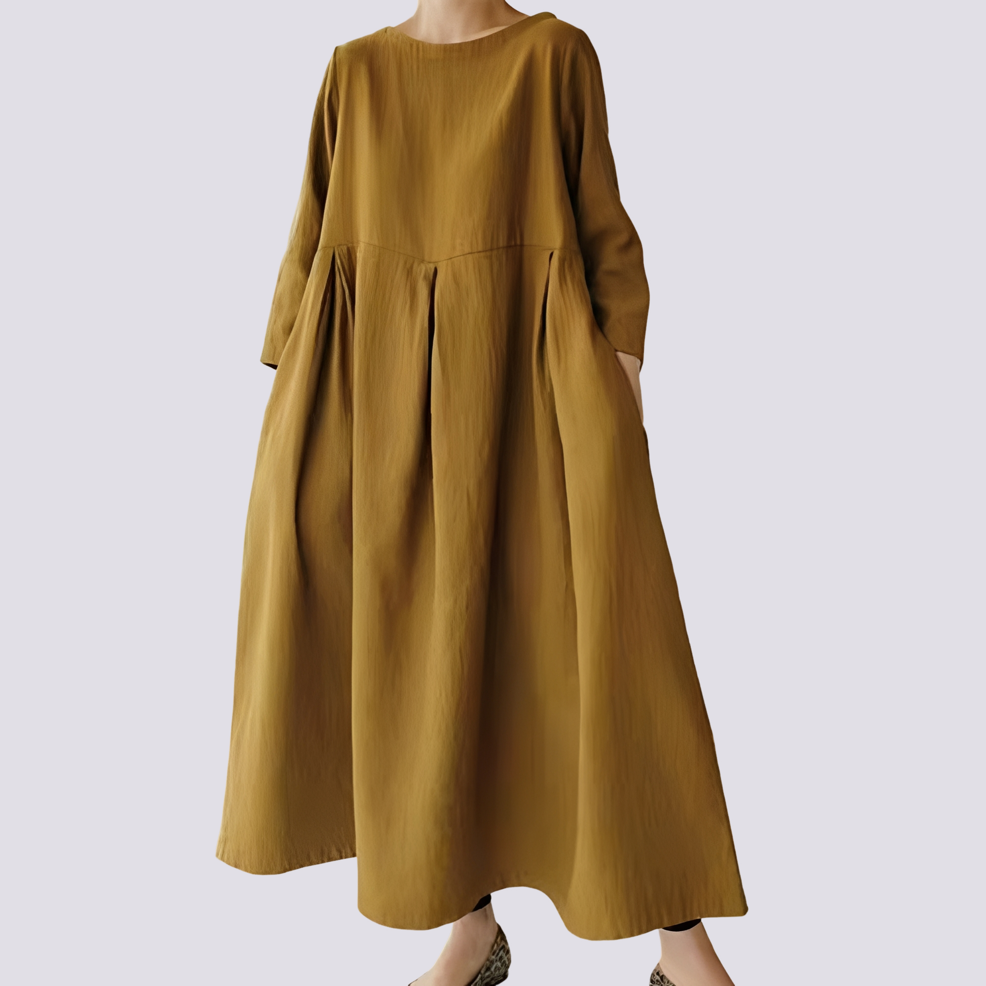 Veronica - Lockeres Damenkleid mit Taschen