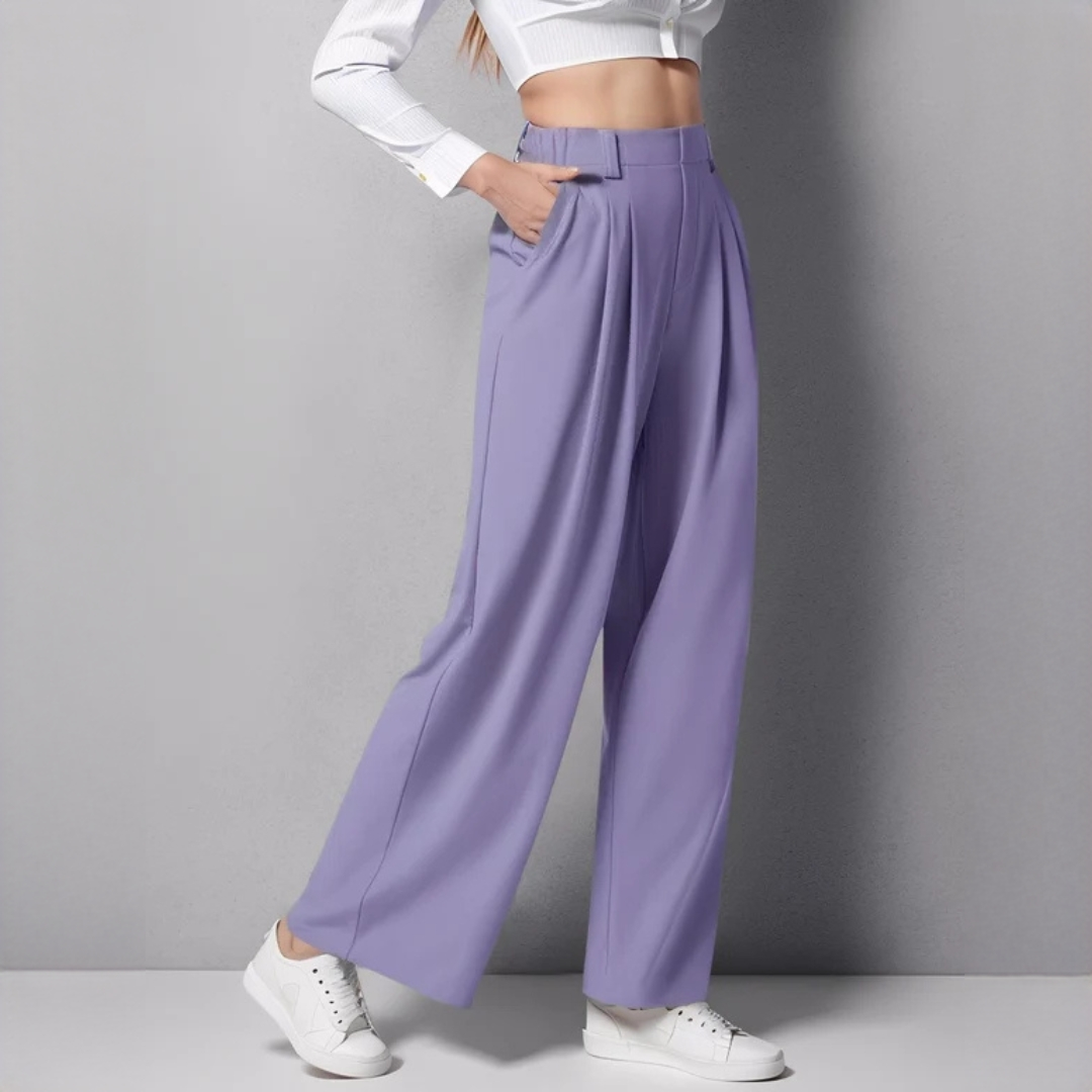Montana - Bequeme Hose mit weitem Bein