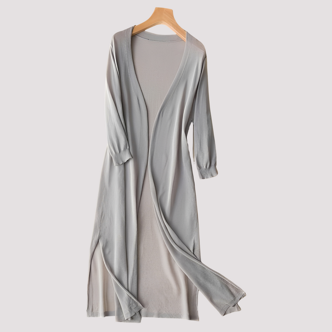 Fannie - Gemütlicher langer Damen-Cardigan