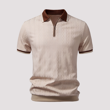 Bryn - Elegantes Zip-Up-Poloshirt