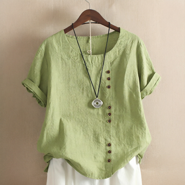 Noelle - Schicke, locker sitzende Bluse mit Knöpfen