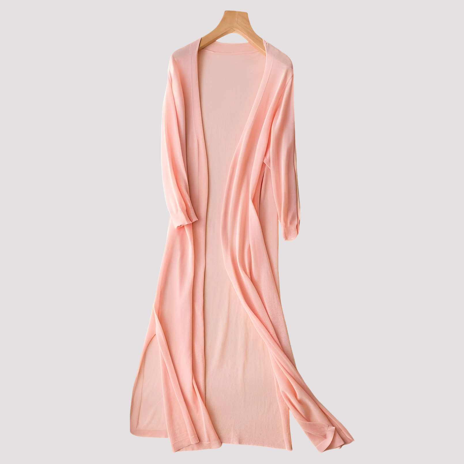 Fannie - Gemütlicher langer Damen-Cardigan