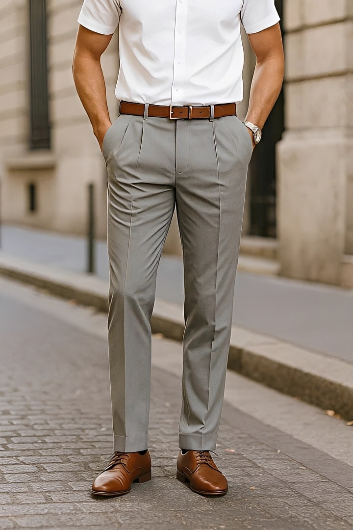 Brandon - Stilvolle Hose mit geradem Bein