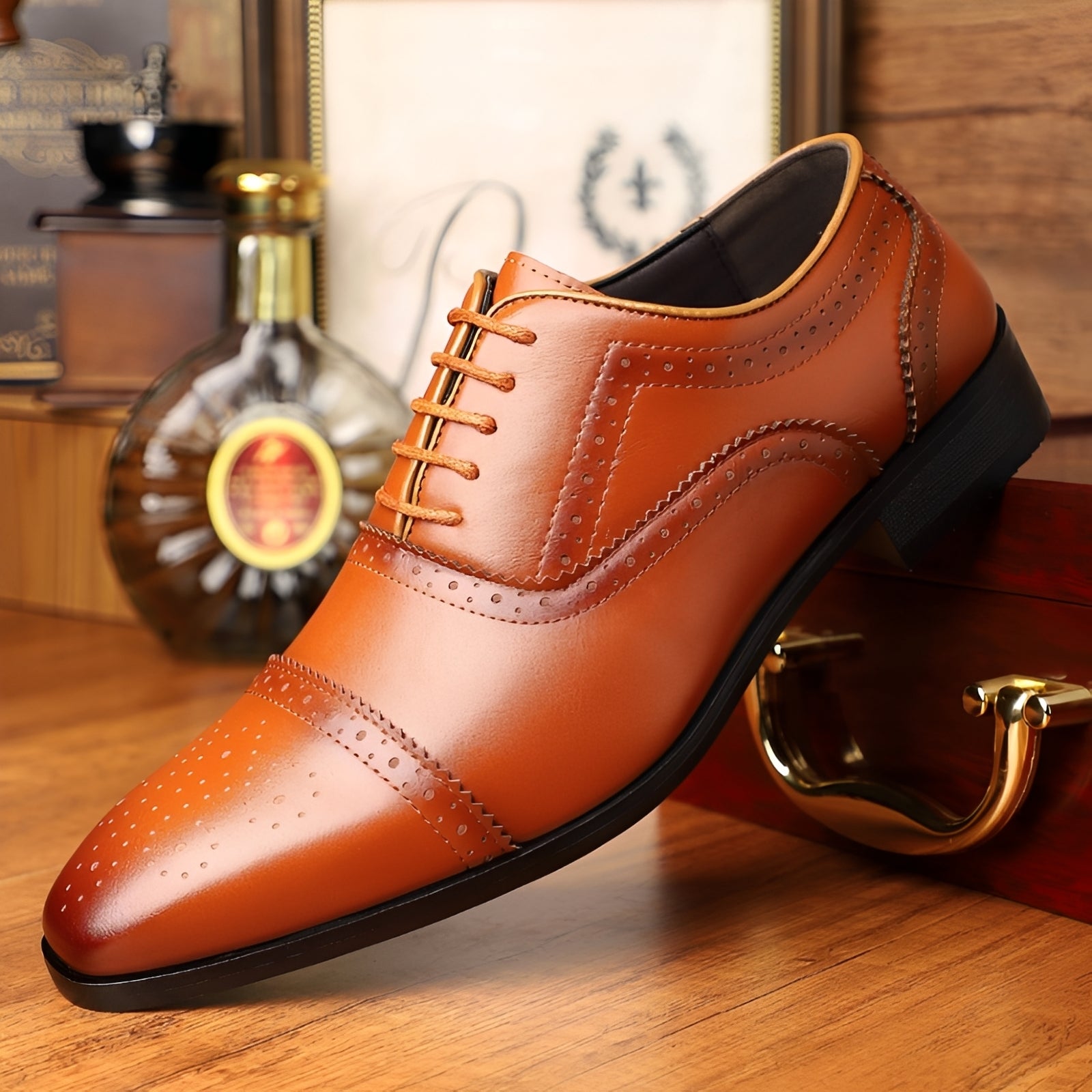 Ronan - Retro-Spitzenschuhe für Herren