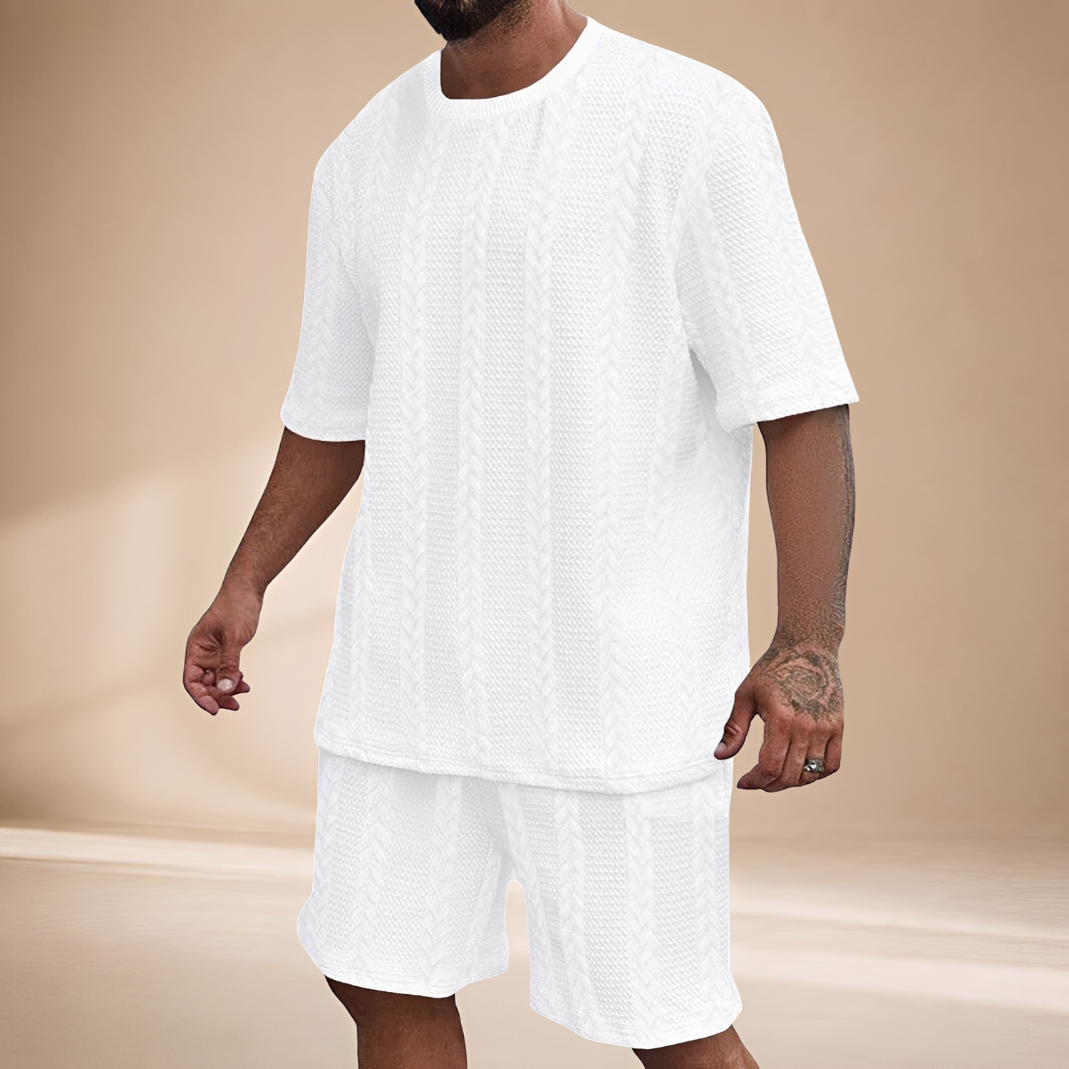 Johnston - Komfortables Set aus Shirt und Shorts