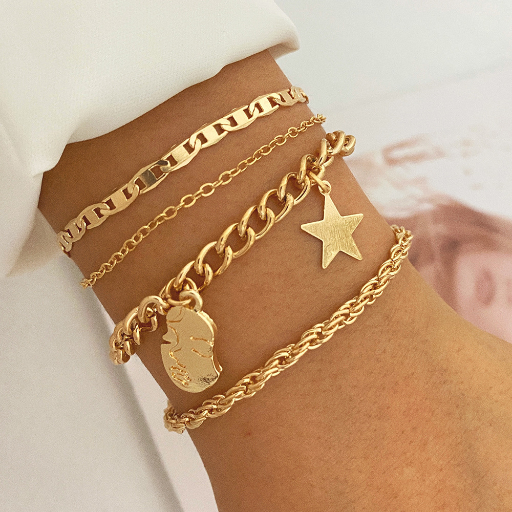 18K Goldarmband - Armbandset für Mädchen