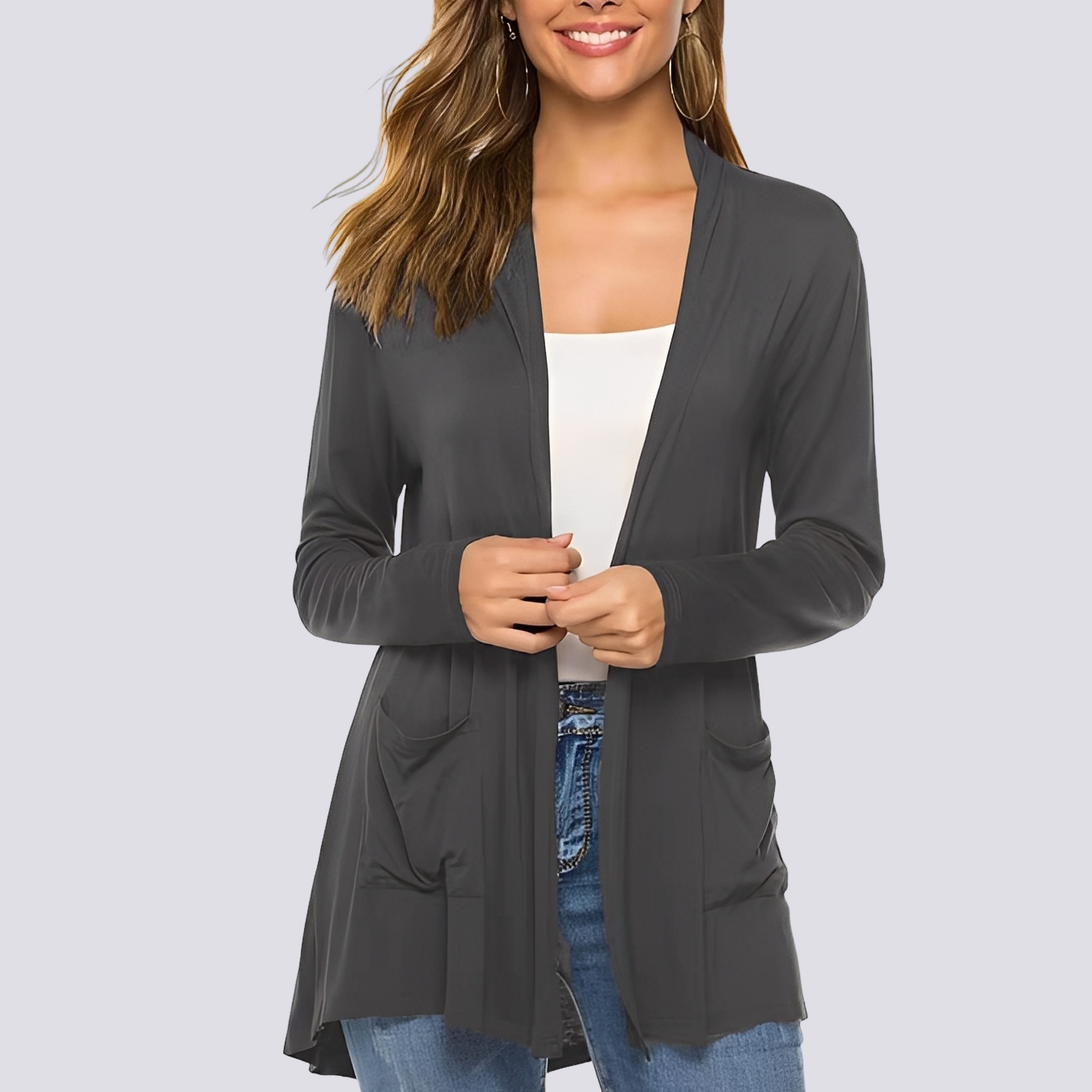 Bertha - Komfortable Langarm-Jacke