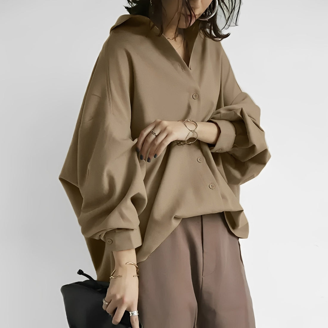 Brittney - Lässige Oversize-Bluse