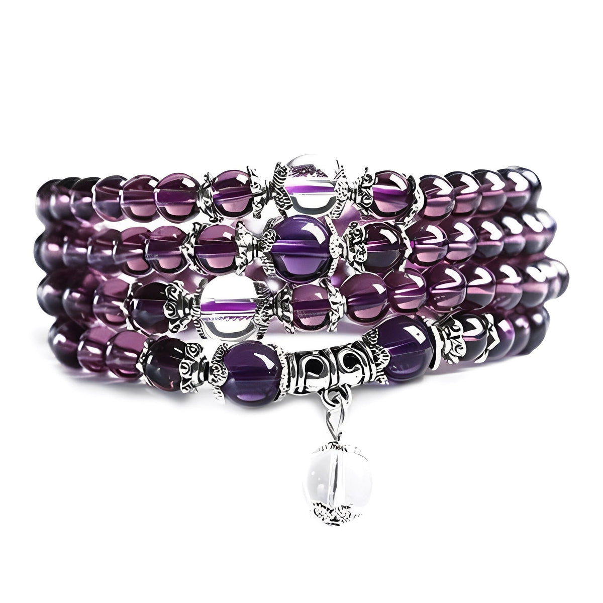 Mia – Spirituelles Armband und Halskette mit Amethyst