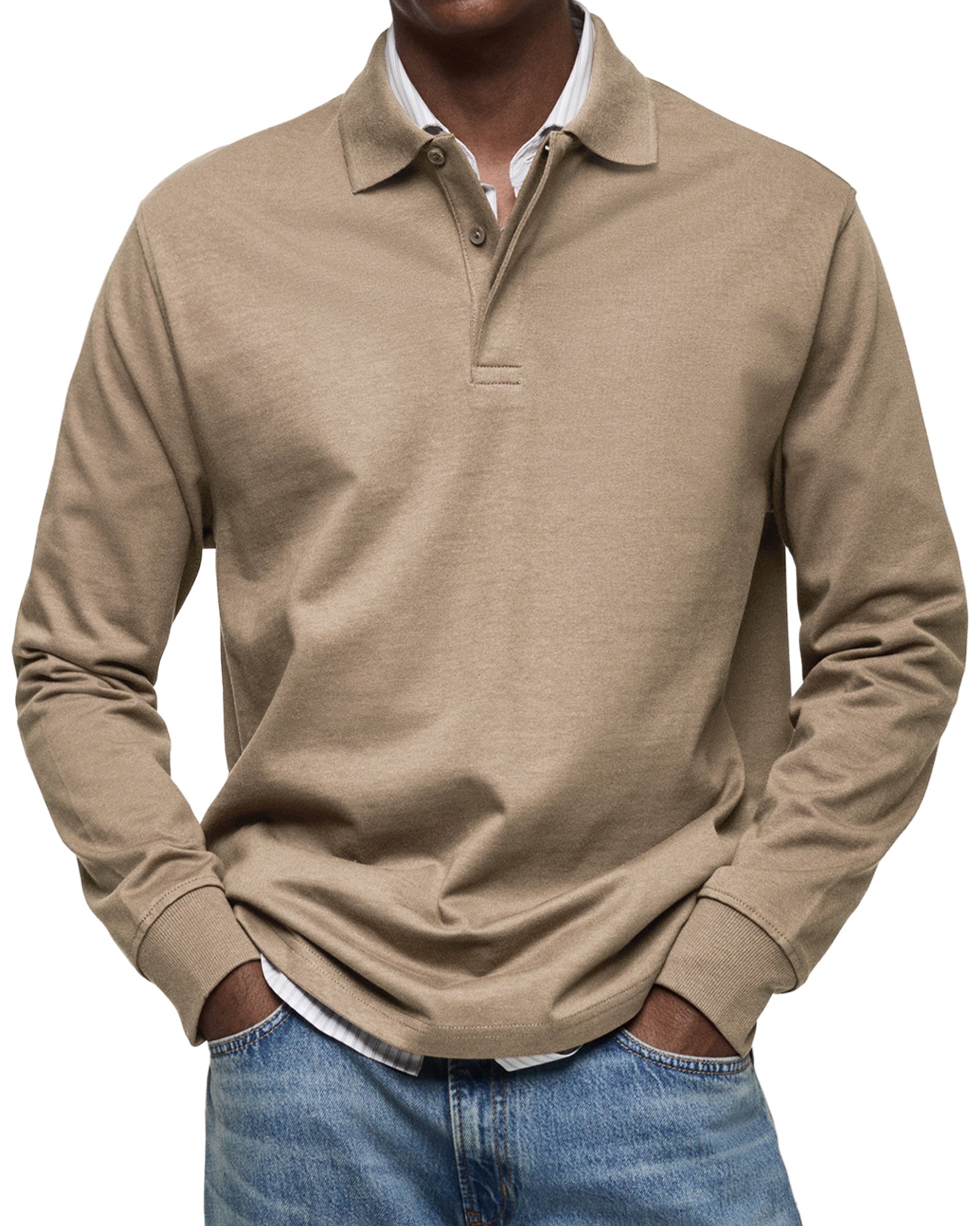 Oliver - Langarm-Poloshirt