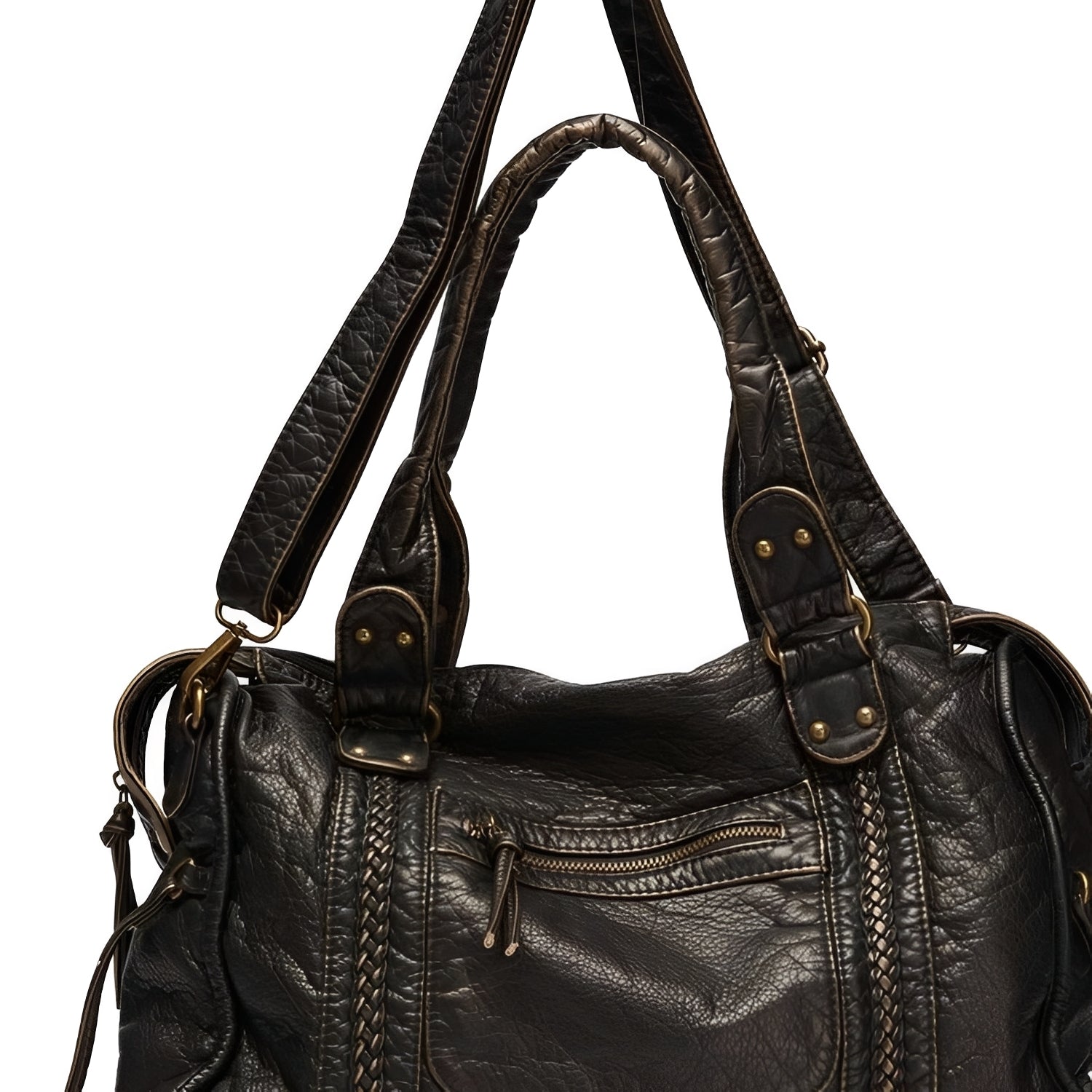 Hollie - Damenhandtasche mit Reißverschluss im lässigen Stil