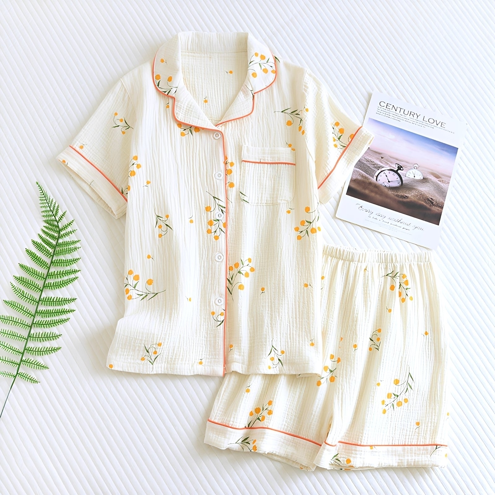 Mariah - Bequemes Lässiges Pyjama-Set