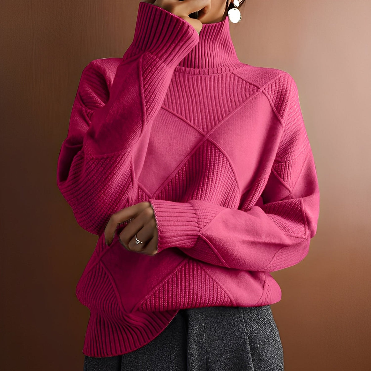 Morgan - Eleganter Rollkragenpullover
