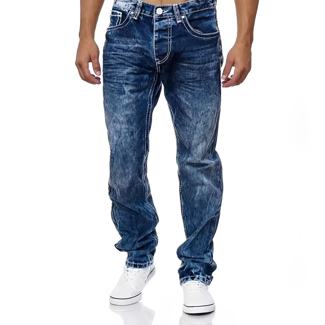 Stefan - Bequeme, gerade geschnittene Stretchjeans für Herren