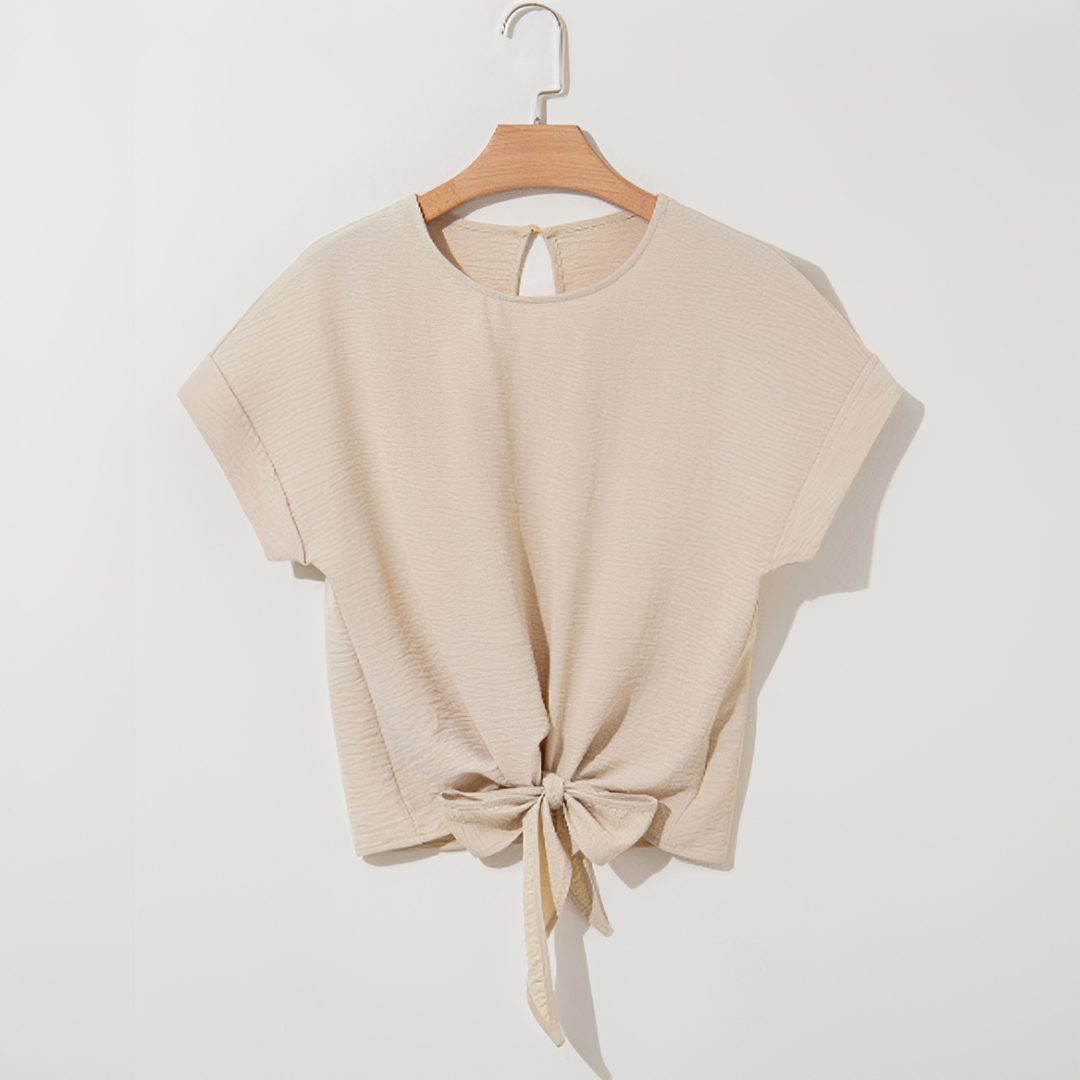 Kalea - Elegante Bluse mit kurzen Ärmeln
