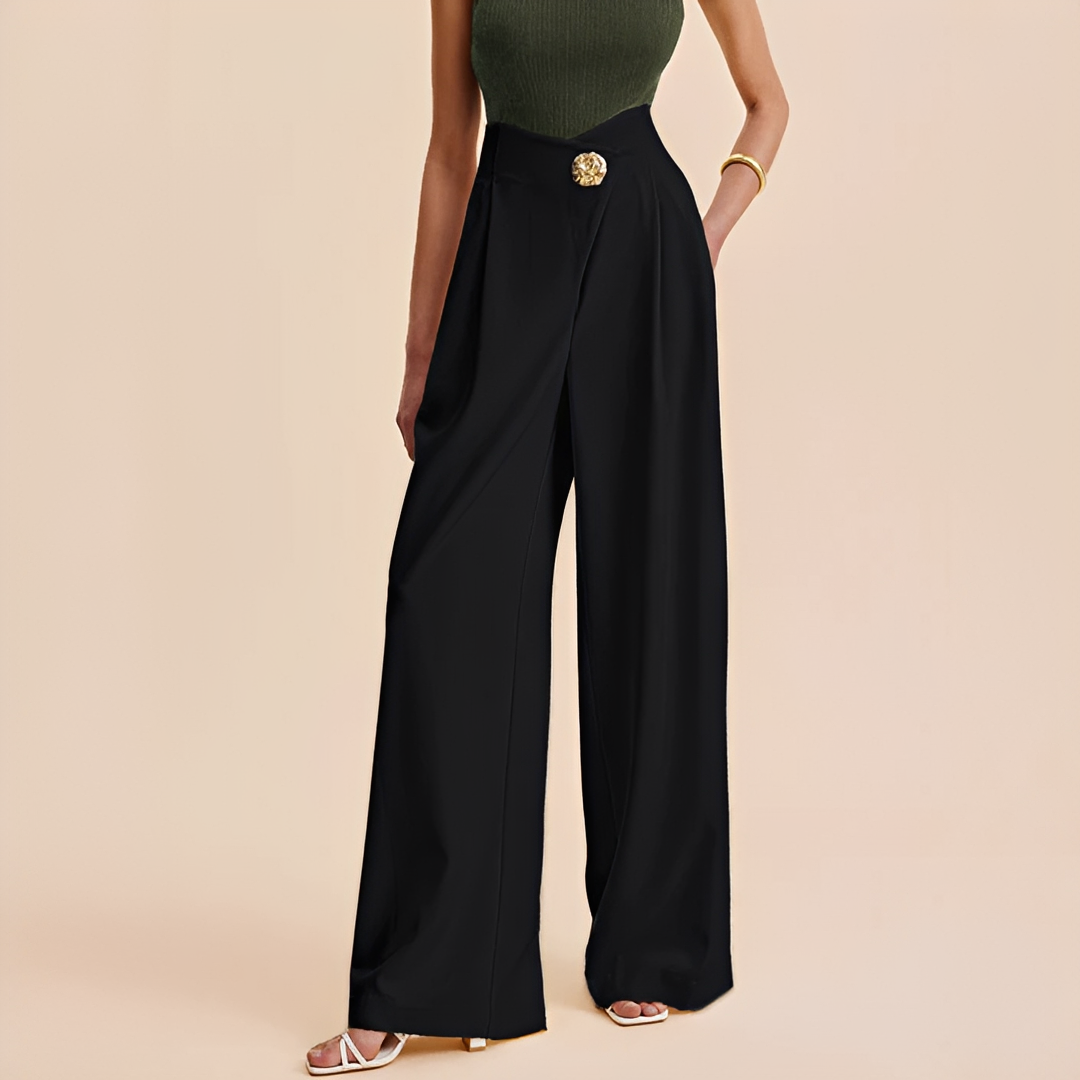 Joyce - Weite Hose mit hohem Bund