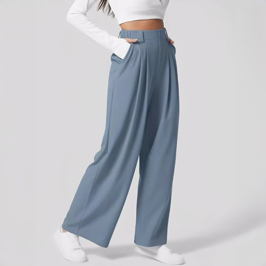 Montana - Bequeme Hose mit weitem Bein