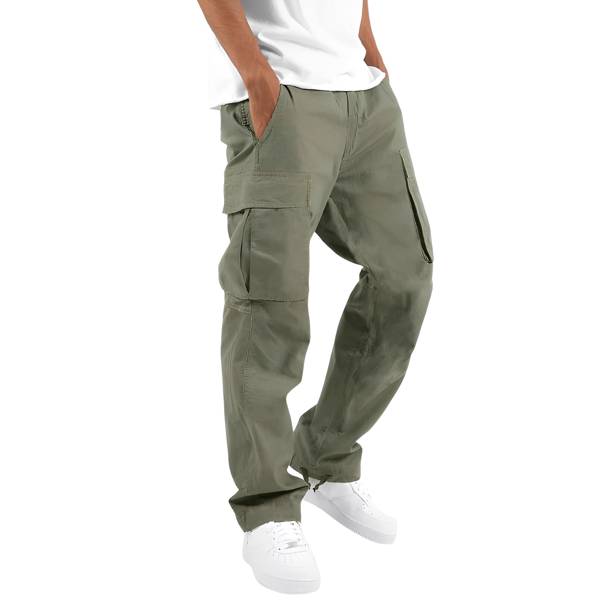 Cooper - Locker geschnittene Herren-Cargohose mit Kordelzug