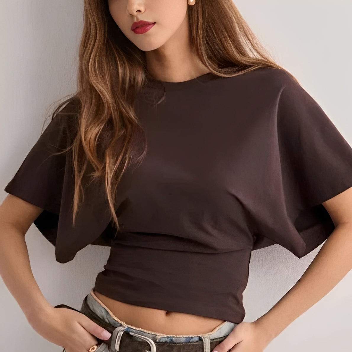 Maggy - Stilvolles T-Shirt mit weiten Ärmeln