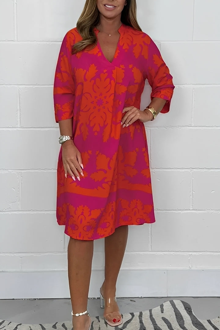 Tanya - Elegantes, locker geschnittenes Damenkleid