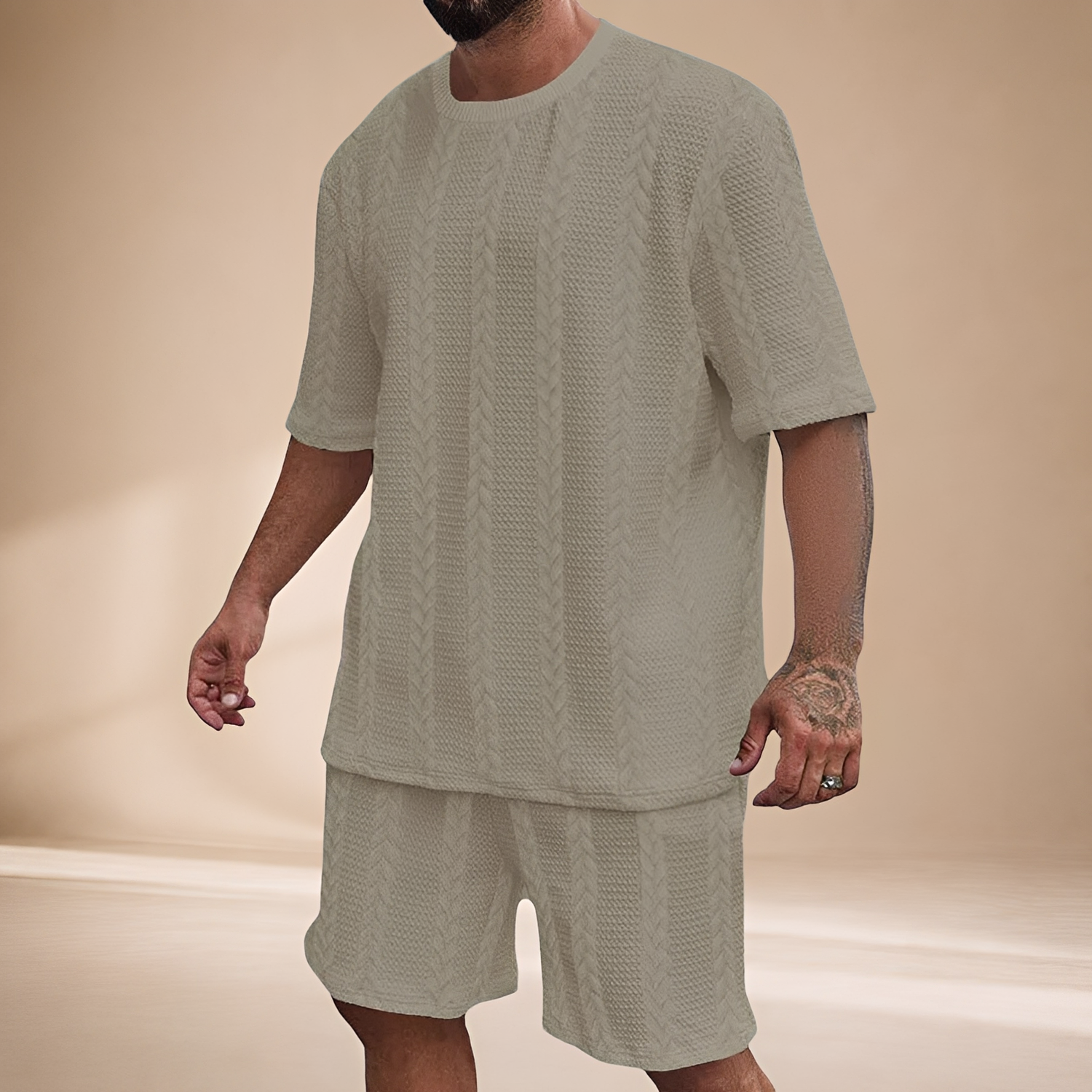 Johnston - Komfortables Set aus Shirt und Shorts