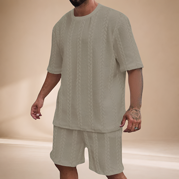 Johnston - Komfortables Set aus Shirt und Shorts