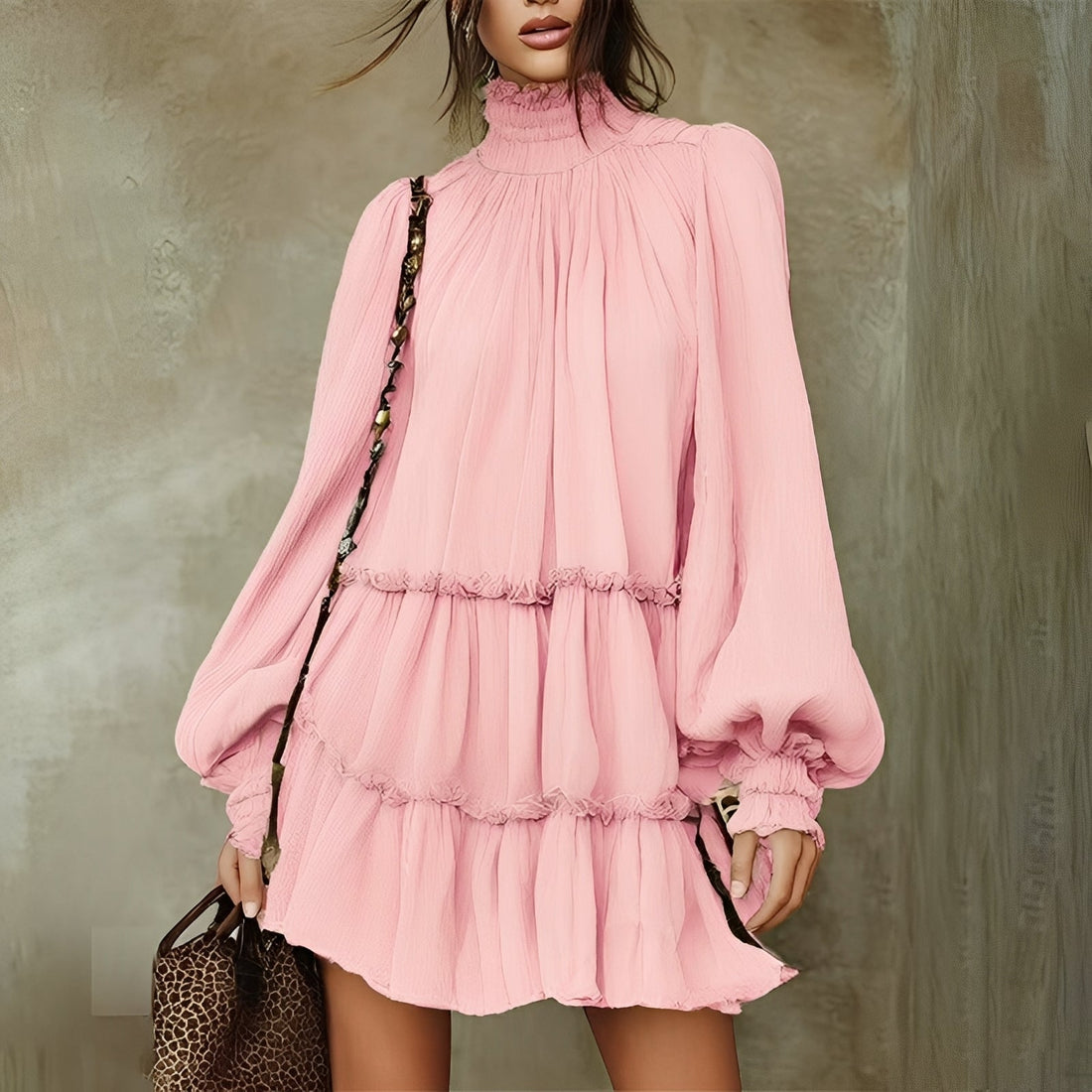 Mayeth - Schickes Ruffle-Minikleid