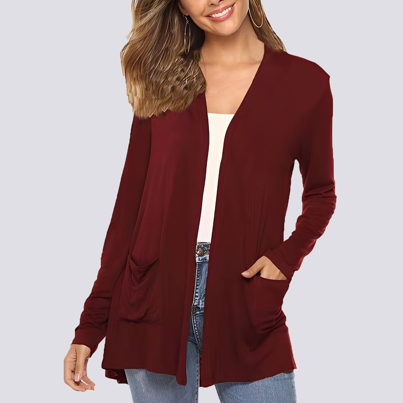 Bertha - Komfortable Langarm-Jacke