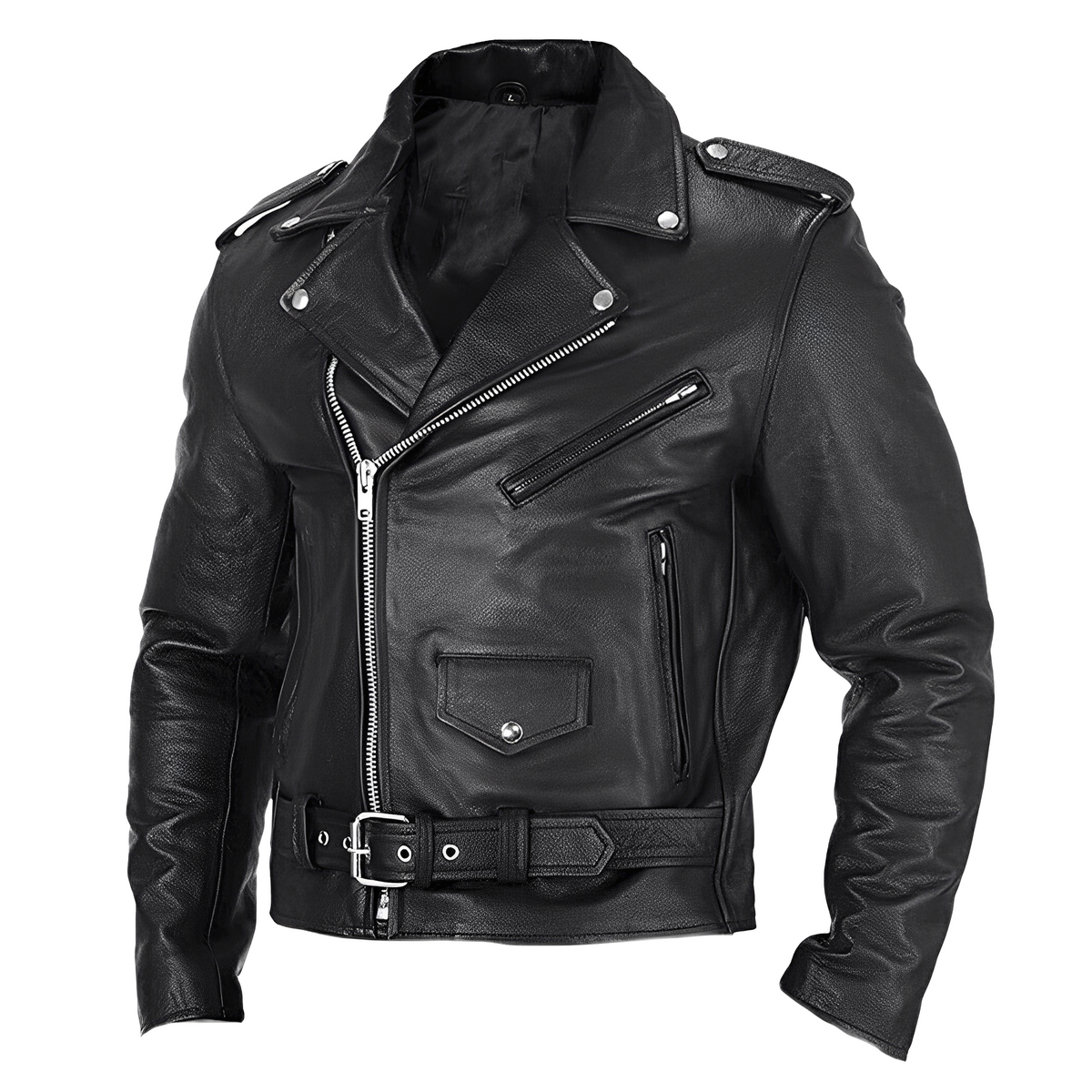 Brandon - Herren-Motorradjacke mit mehreren Taschen