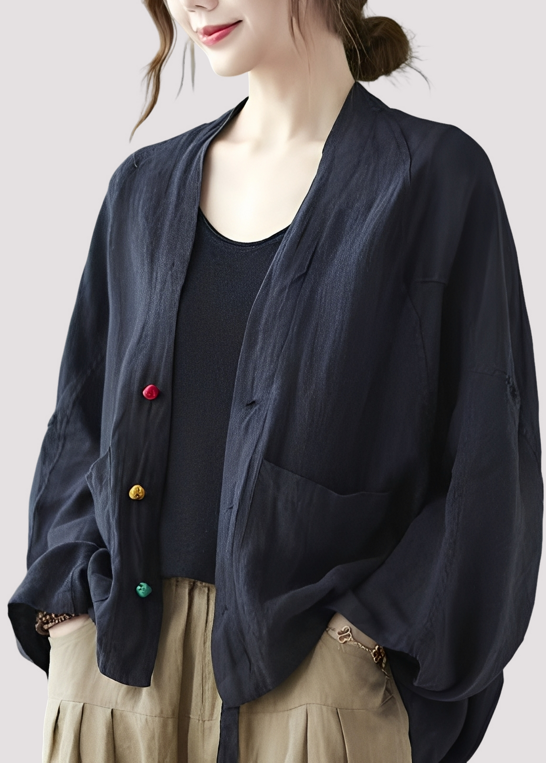 Tilly - Komfortabler, weit geschnittener Damen-Cardigan mit Taschen