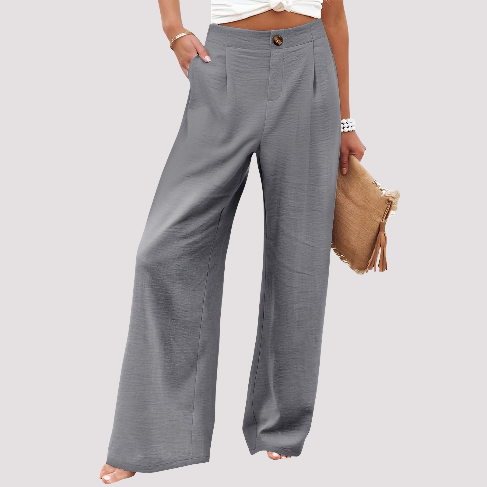 Helen - Damenhose mit weitem Bein und bequemer Passform