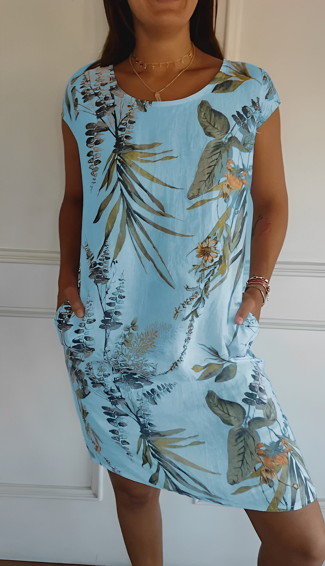 Tatiana - Leichtes Sommerkleid mit Print für Damen