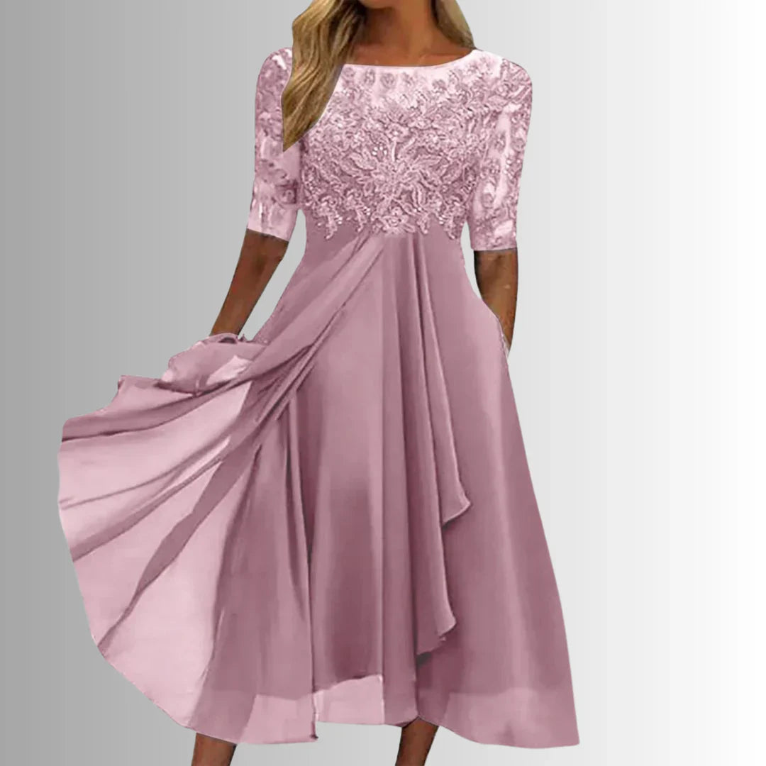 Rhonda - Stilvolles Damen-Spitzenkleid