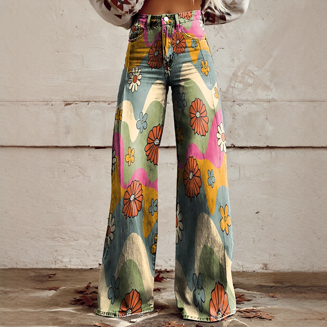 Shannon - Trendige Hose mit weitem Bein