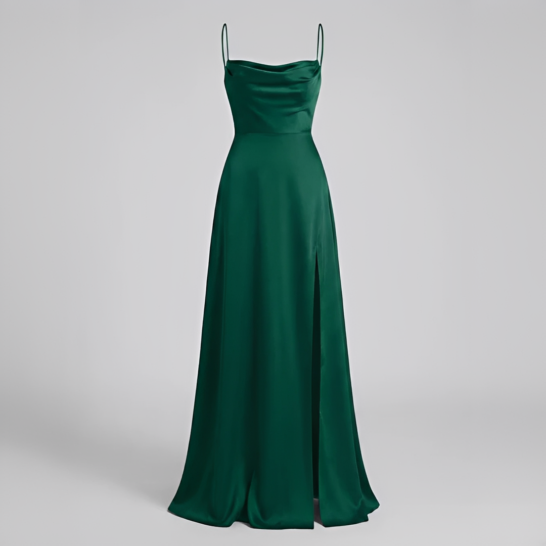 Glenda - Stilvolles, fließendes Damenkleid