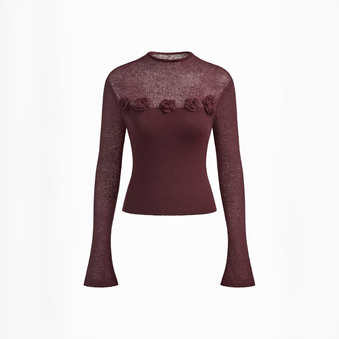 Izza - Stilvolles Rundhals-Top