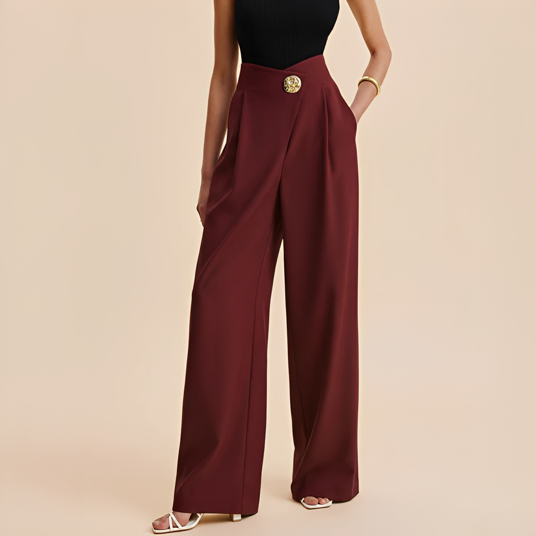 Joyce - Weite Hose mit hohem Bund