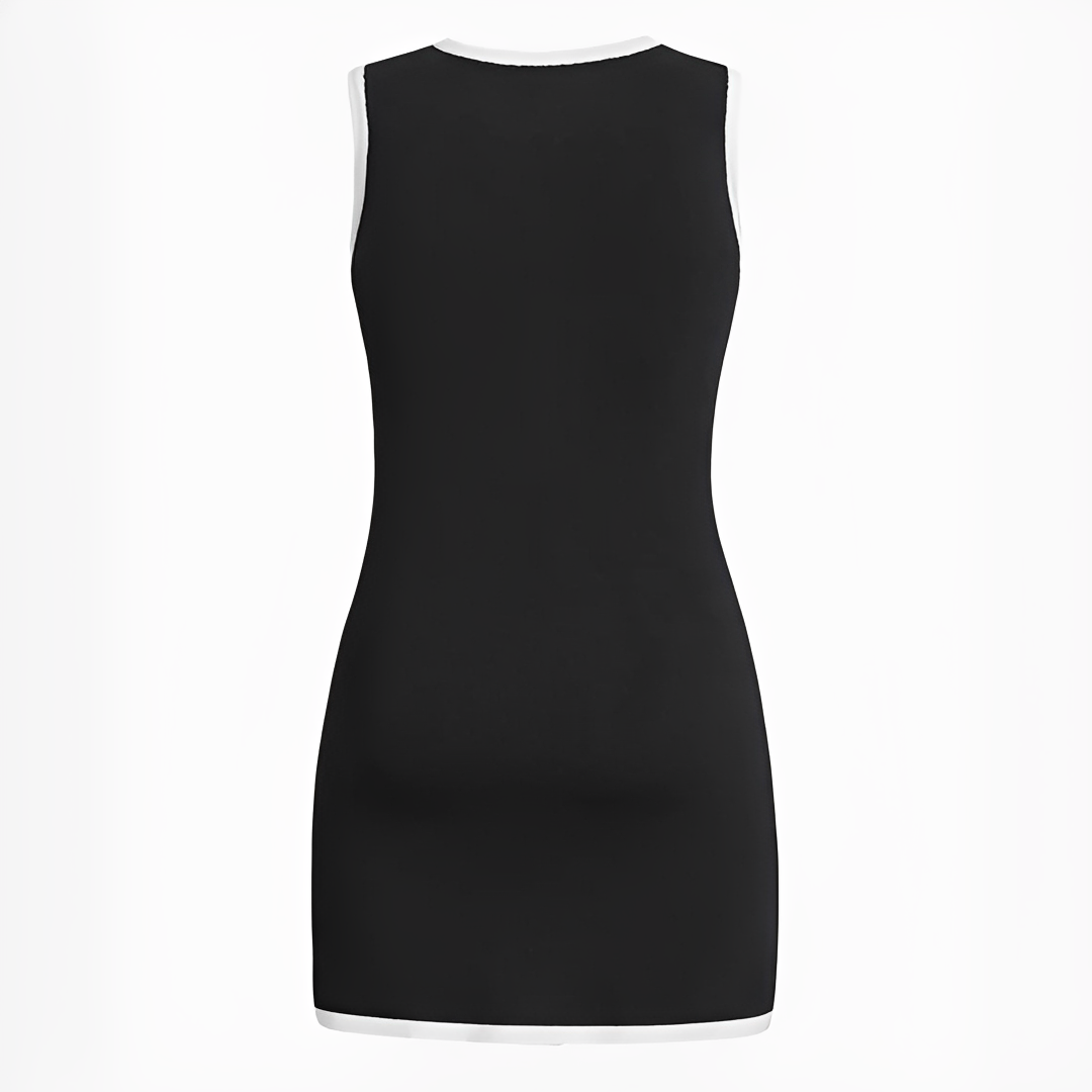Delilah - Elegantes ärmelloses kurzes Kleid