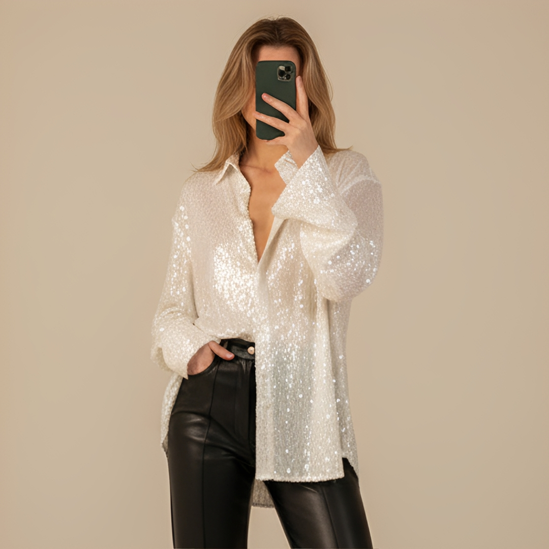 Laurie - Stilvolle und Zeitgemäße Oversized-Bluse